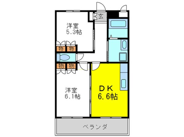 クレア－トの物件間取画像